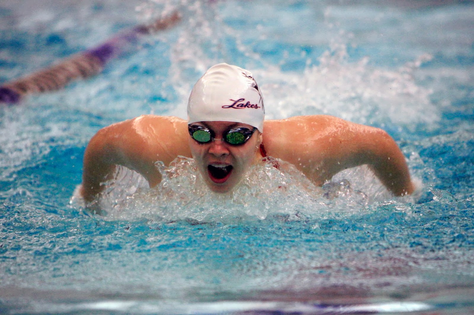 Mark Kodiak Ukena IHSA Sectionals Girls Swimming