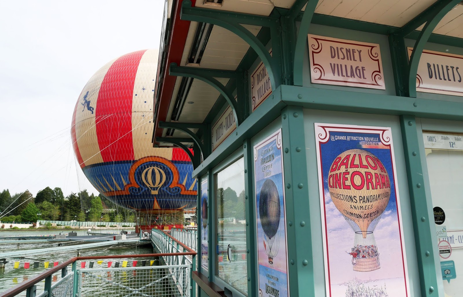 Disney Village hot air balloon ride (PanoraMagique), Disneyland Paris