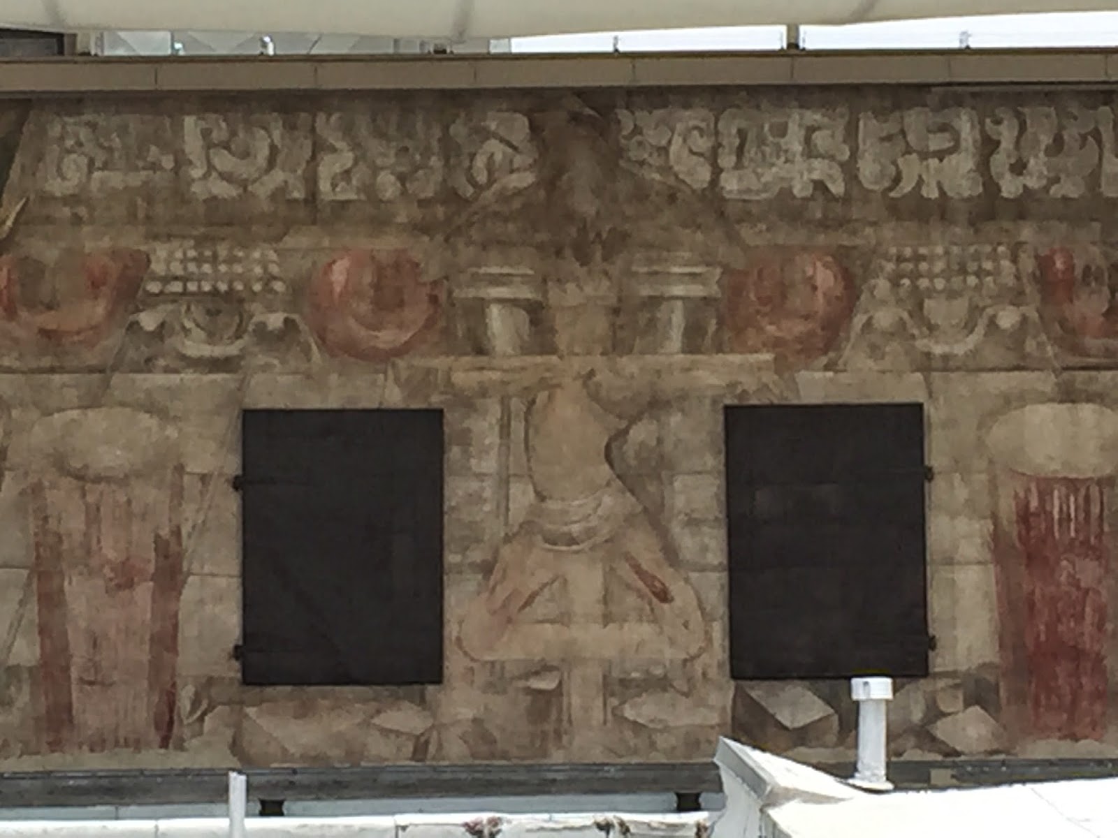 Roamings of a Leo "America Tropical" mural by David Alfaro Siqueiros