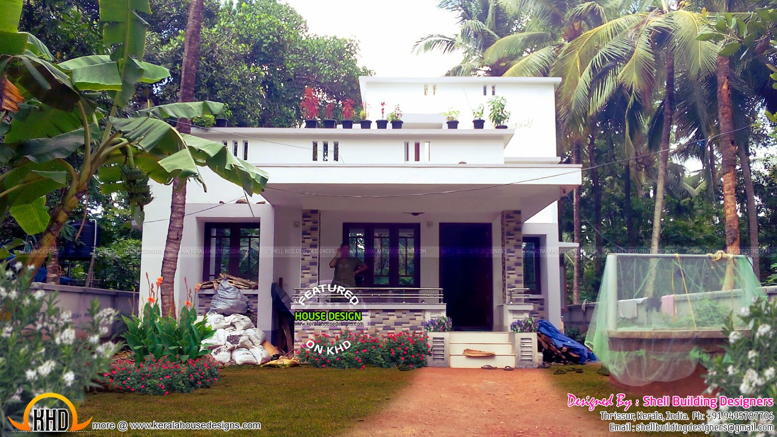 1477 square feet one floor home Kerala home design and