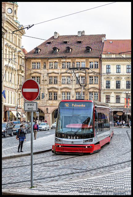 Tram 9251 at Malostranské Náměstí - Lesser Town Prague