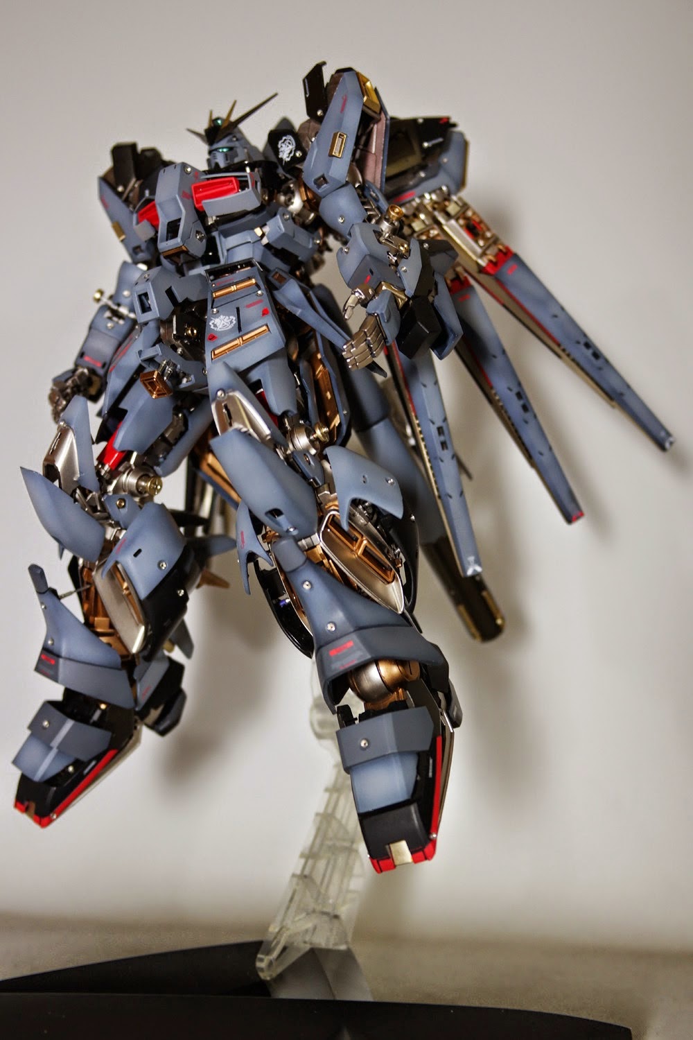 Custom Build MG 1/100 RX93v2 hinu Gundam Ver. Ka "Open Hatch Presentation" Gundam Kits