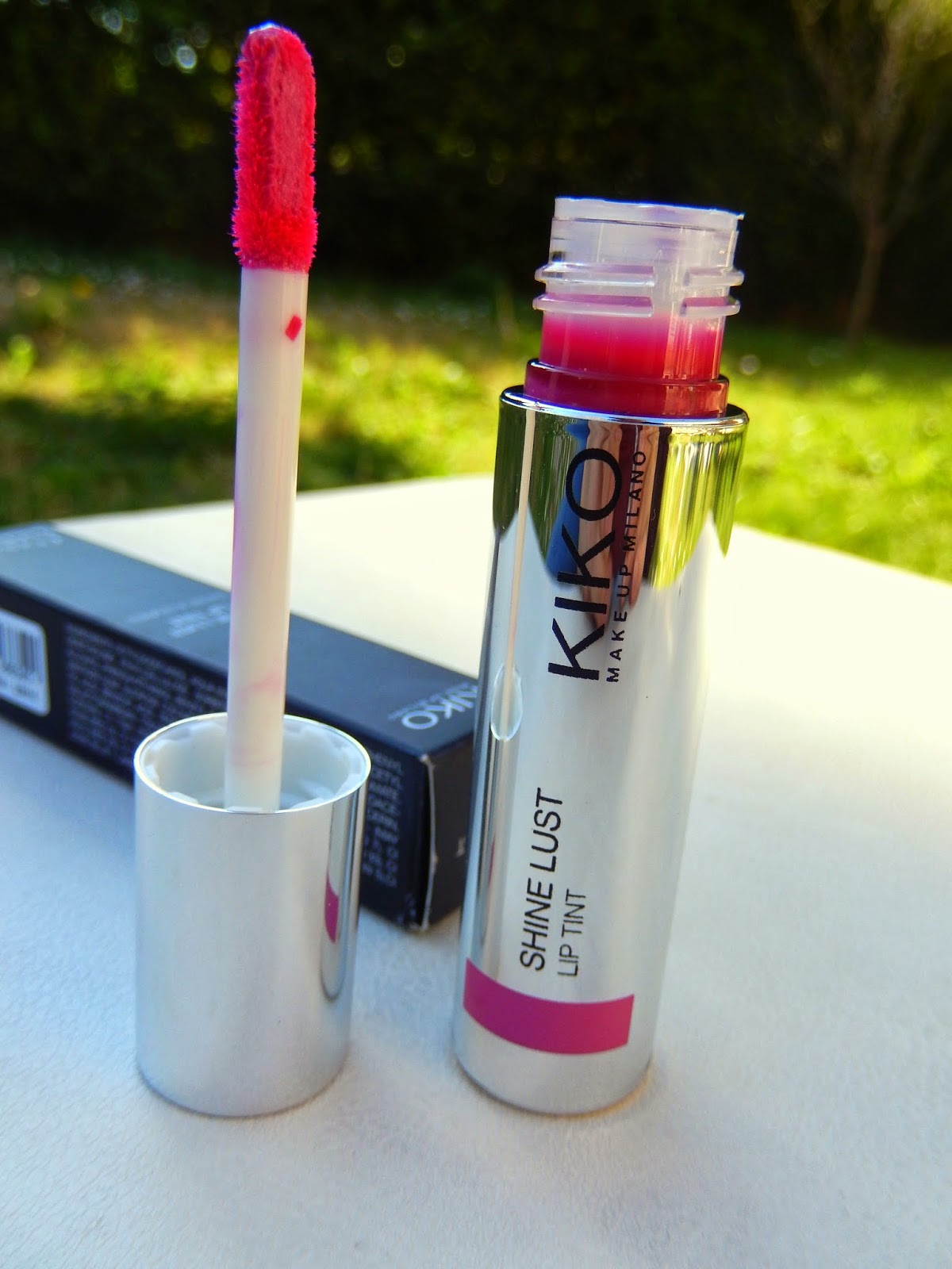 Le Boudoir de Sparkling Fairy Kiko Shine Lust Lip Tint n°10 test et swatch
