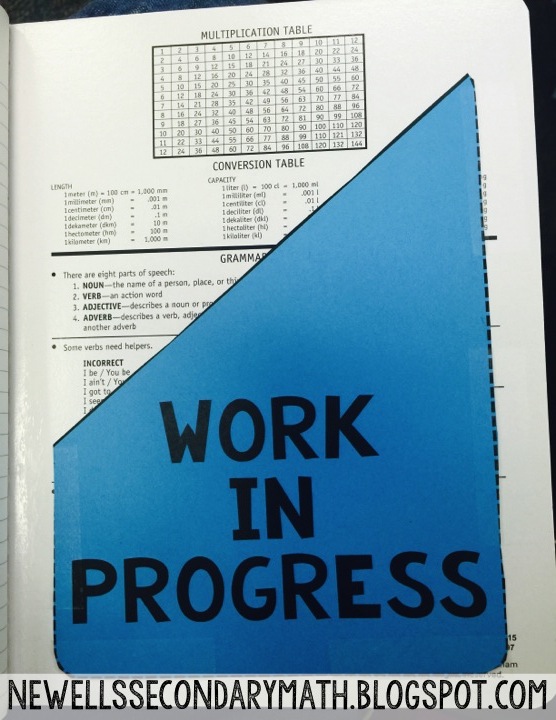 Solving Equations Flipbook for INB Mrs. Newell's Math