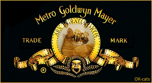 Art Cat GIF • Metro Goldwyn Mayer cat with $ungla$$es is very rich Art Cat GIF • Metro Goldwyn Mayer cat with $ungla$$es is very rich