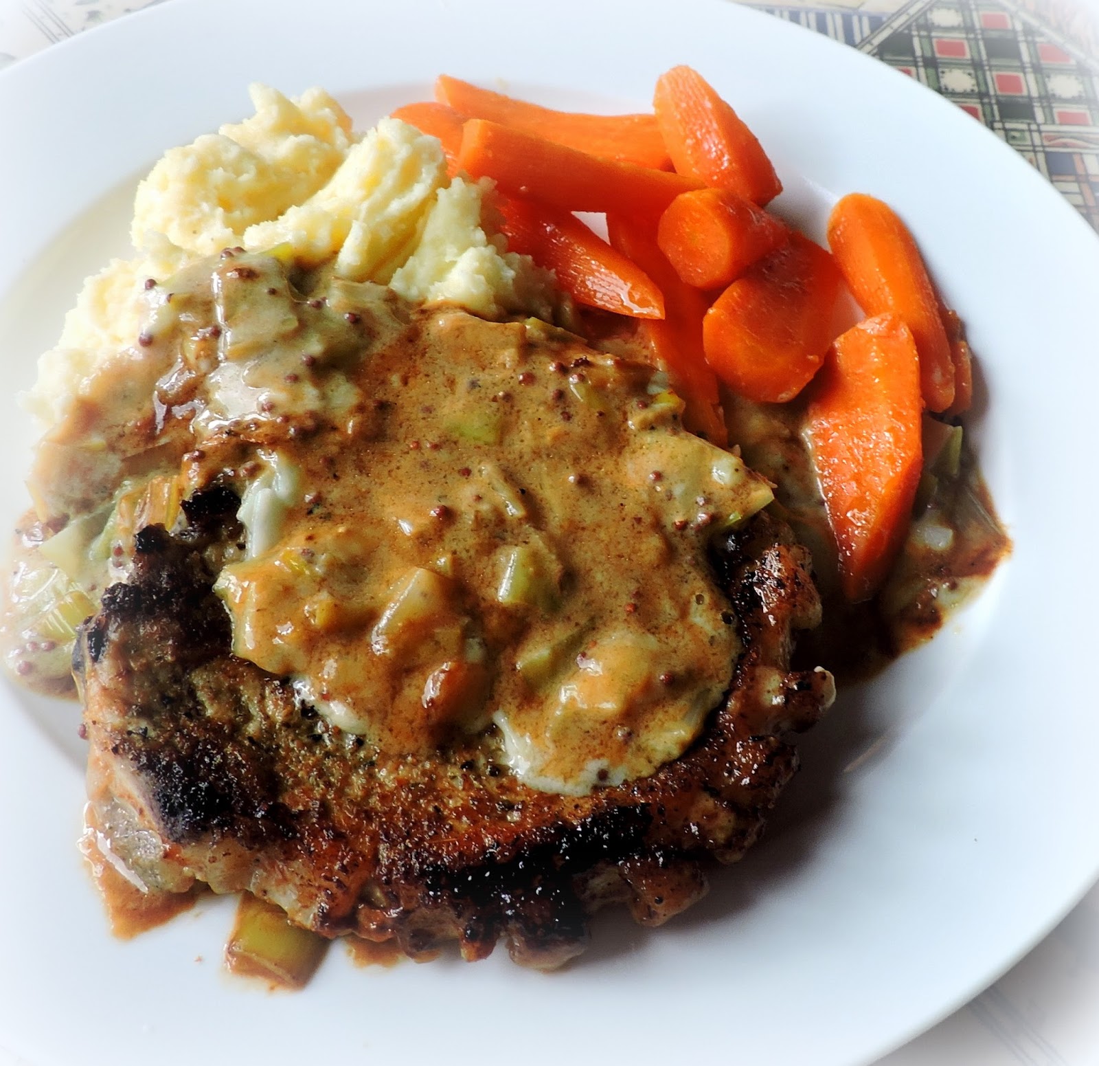 Leek & Mustard Sauced Pork Chops The English Kitchen