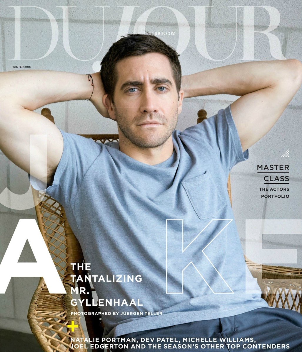 Jake Gyllenhal para DuJour Magazine Winter Issue 2016