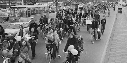 Πρώτες ποδηλατοπορίες στην Ολλανδία το '70