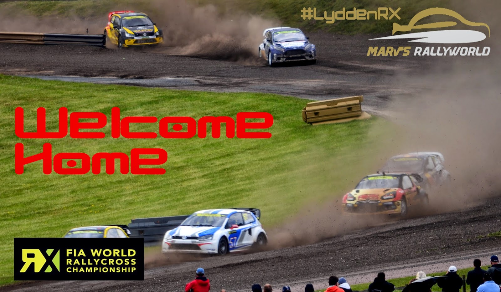 Rallycross event poster