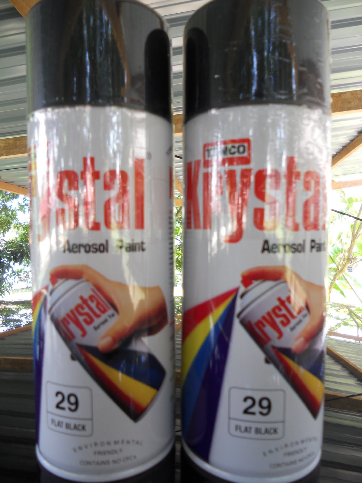 Cara Spray Hitam Mati