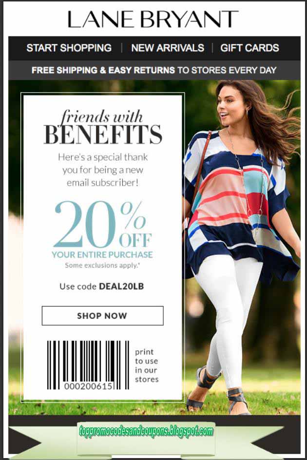 Free Promo Codes and Coupons 2021 Lane Bryant Coupons