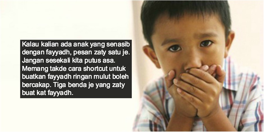 21++ Urutan untuk anak lambat bercakap information