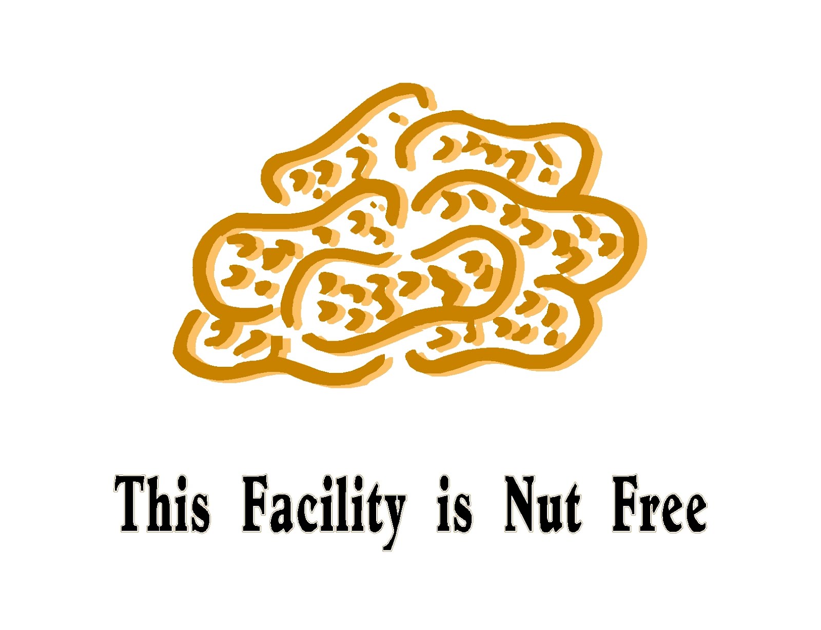 Free Posters and Signs This Facility is Nut Free