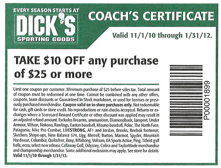 discks sporting goods coupons