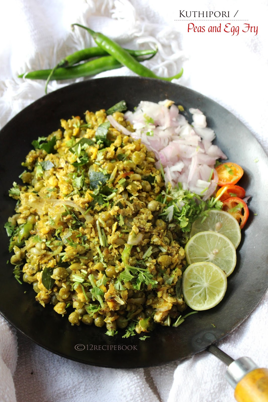 Kuthipori / Peas and Egg Fry Recipe Book