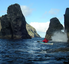 Sea Kayaking.  Vessel supported trips from the Outer Hebrides and Islands of St.Kilda. .