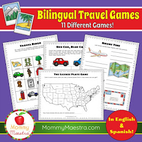 Bilingual Travel Games from MommyMaestra