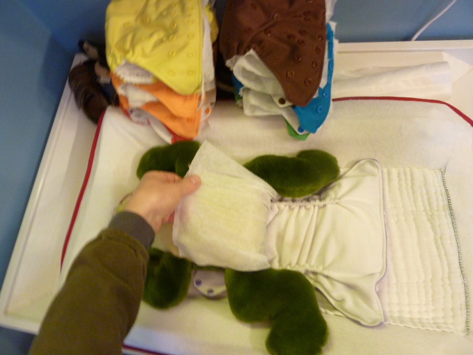 The Bower Family Happenings How to Use Disposable Diaper Liners