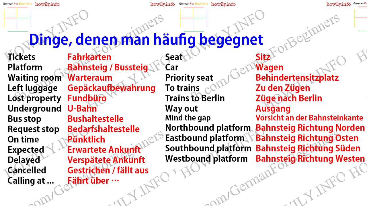 Dinge, denen man häufig begegnet Dinge, denen man häufig begegnet