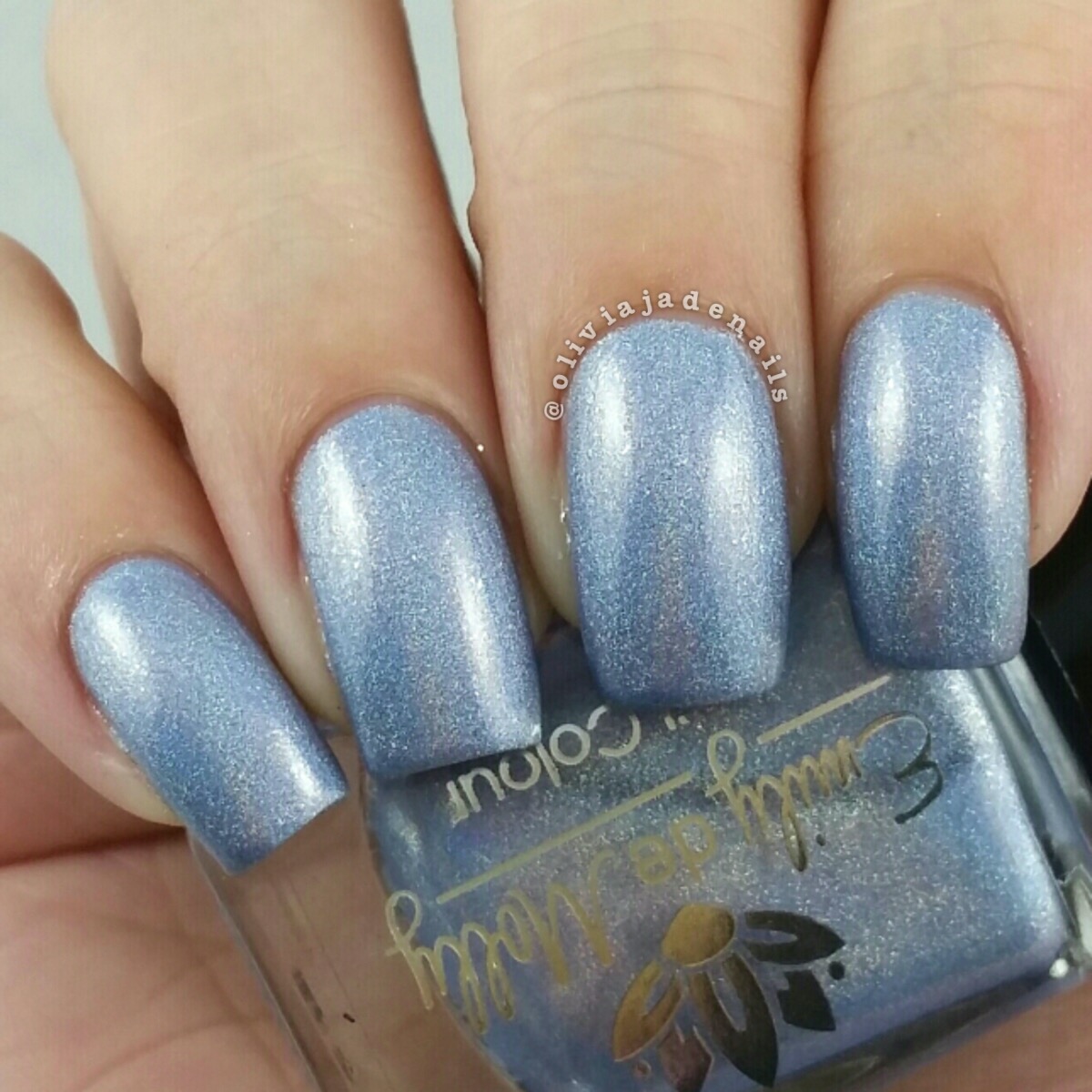 Emily de Molly Silk Square swatched by Olivia Jade Nails