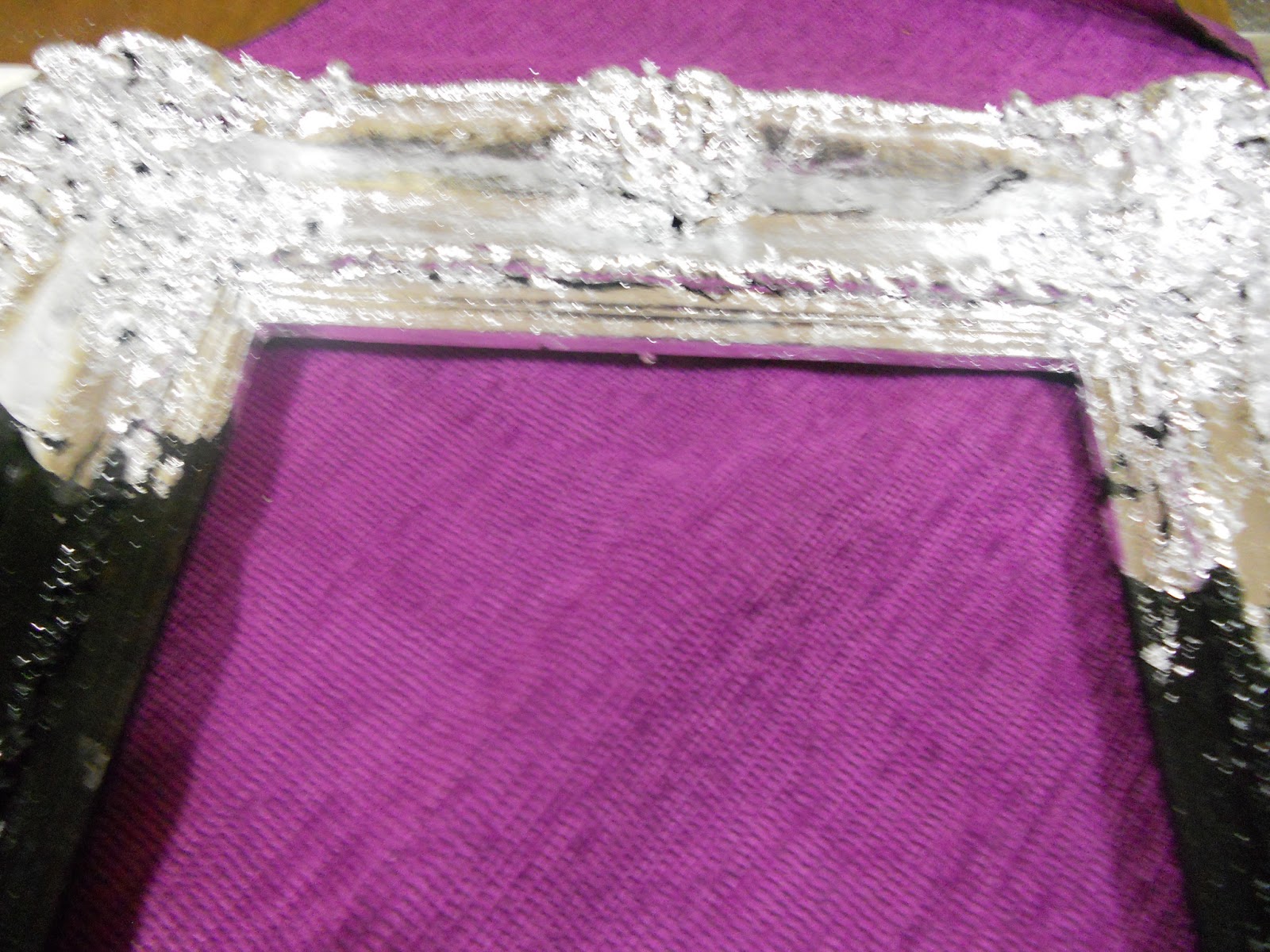 EL DESVÁN DE LOS TRASTUCOS: ESPEJO EN PAN DE PLATA