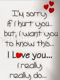 Sorry quotes for her from the heart