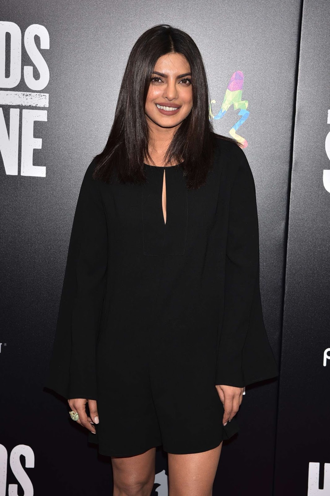 Priyanka Chopra Looks Stunning In A Black Dress