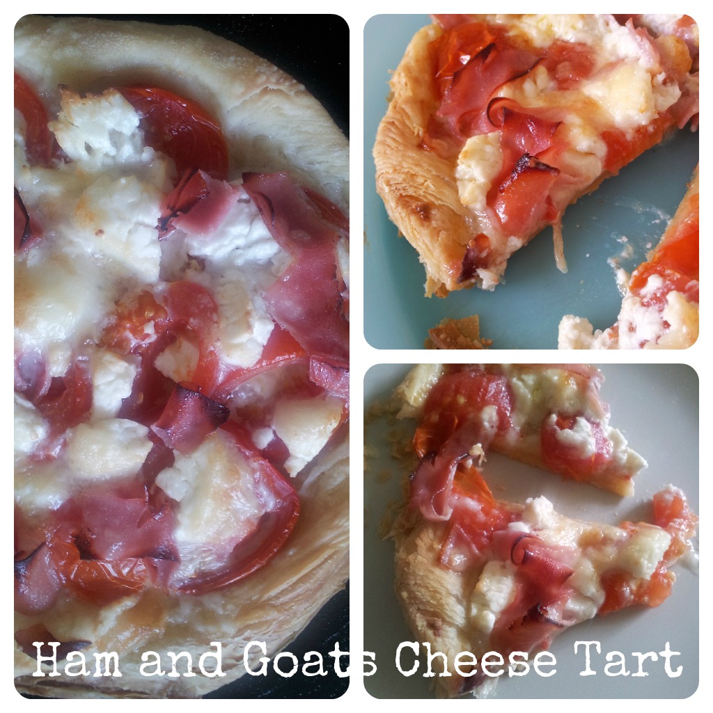 Mini Mess Ham and goats cheese tart The Mini Mes and Me