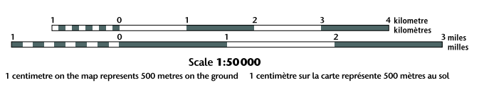 Graphic Bar Scale 1 50 000 Printable