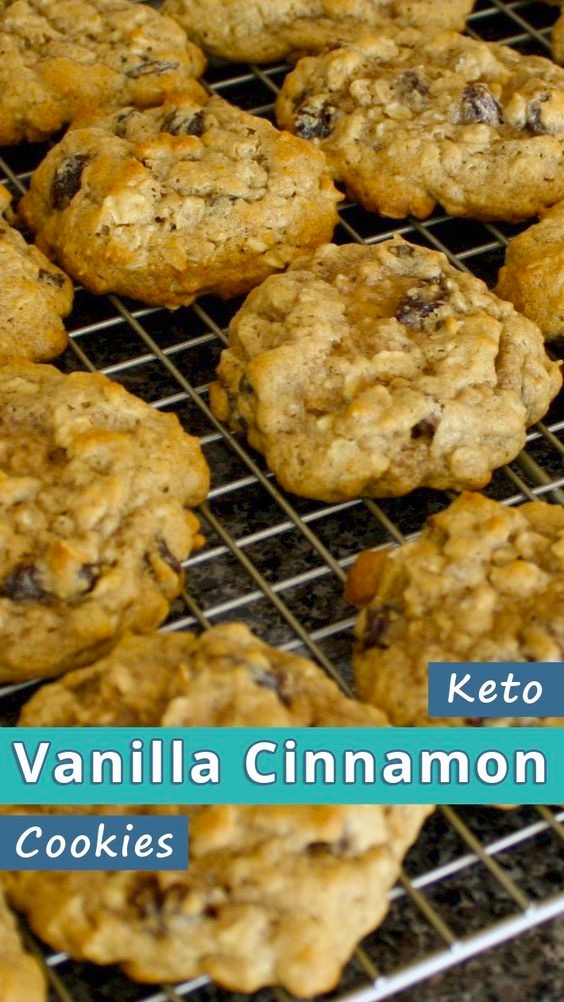 Keto Vanilla Cinnamon Cookies Recipe Reni's Kitchen