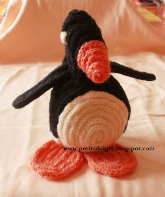 Petits doigts: Animal tricotin : le pingouin