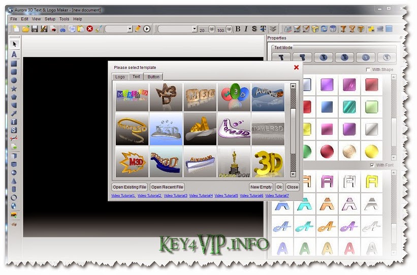 Aurora 3D Text & Logo Maker v14.07.21 Multilingual Full Key,Phần mềm hiết kế đồ họa 3D, Logo, Banner chuyên nghiệp