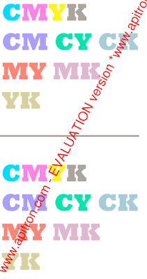 Pic. 3 Converted using custom CMYK profile