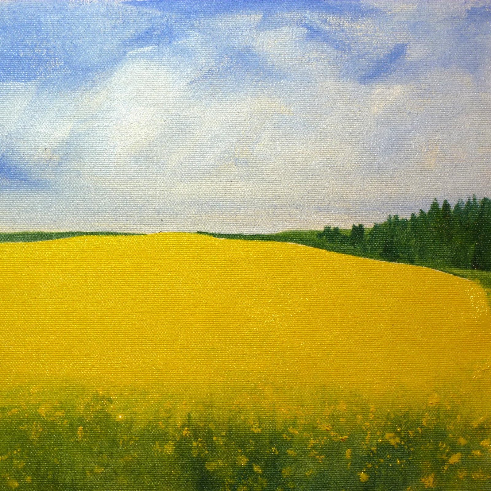 JO REIMER: Splashing oil onto canvas