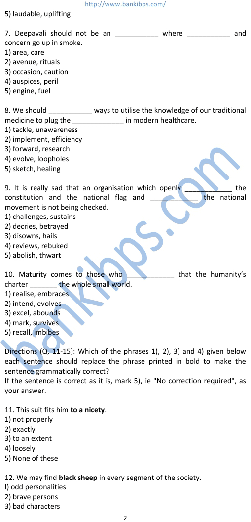 Vivid Bank Exam Question Paper View Illustration