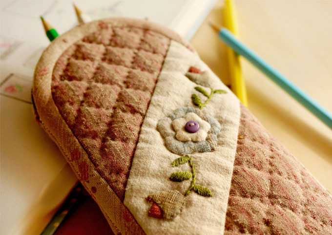 Patchwork & Quilting Pencil Case DIY Step by Step Tutorial 
