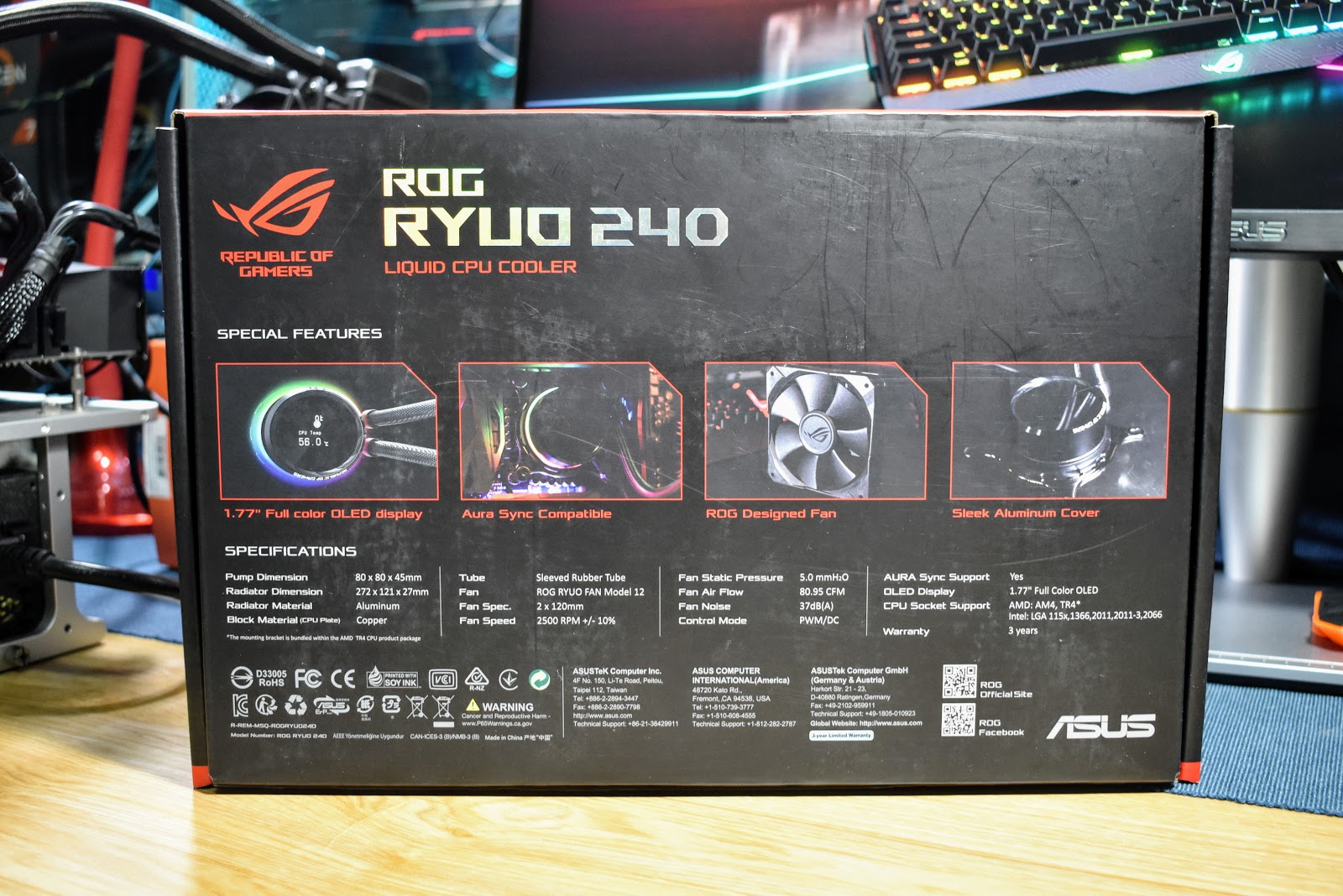 心得】ROG RYUO 240 龍王的水冷散熱器輕開箱！ @電腦應用綜合討論哈啦