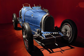 A Type 35 Bugatti, the car that brought the company many race successes, including its first Grand Prix