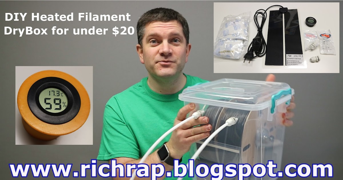 Reprap development and further adventures in DIY 3D printing: DIY Heated  DryBox for 3D Printing filament - under $20