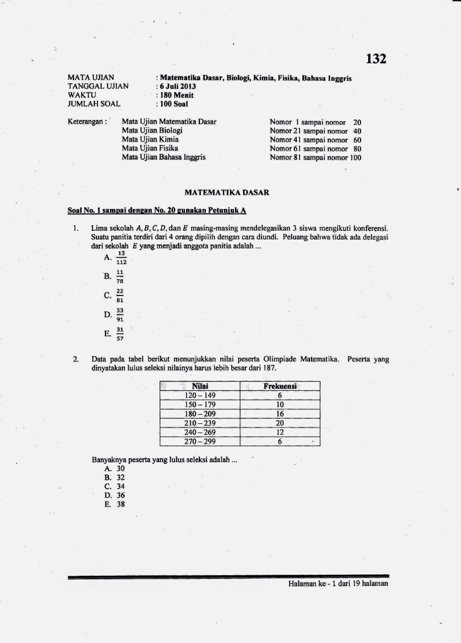 Terpopuler 27 Soal Ujian Mandiri Polinema Paling Unik