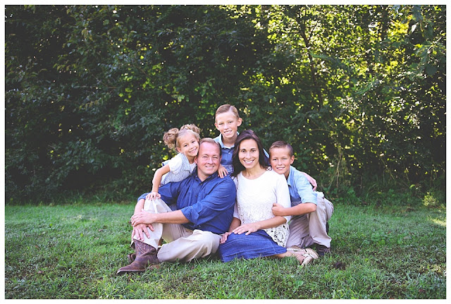 family photo session at Fowler Park