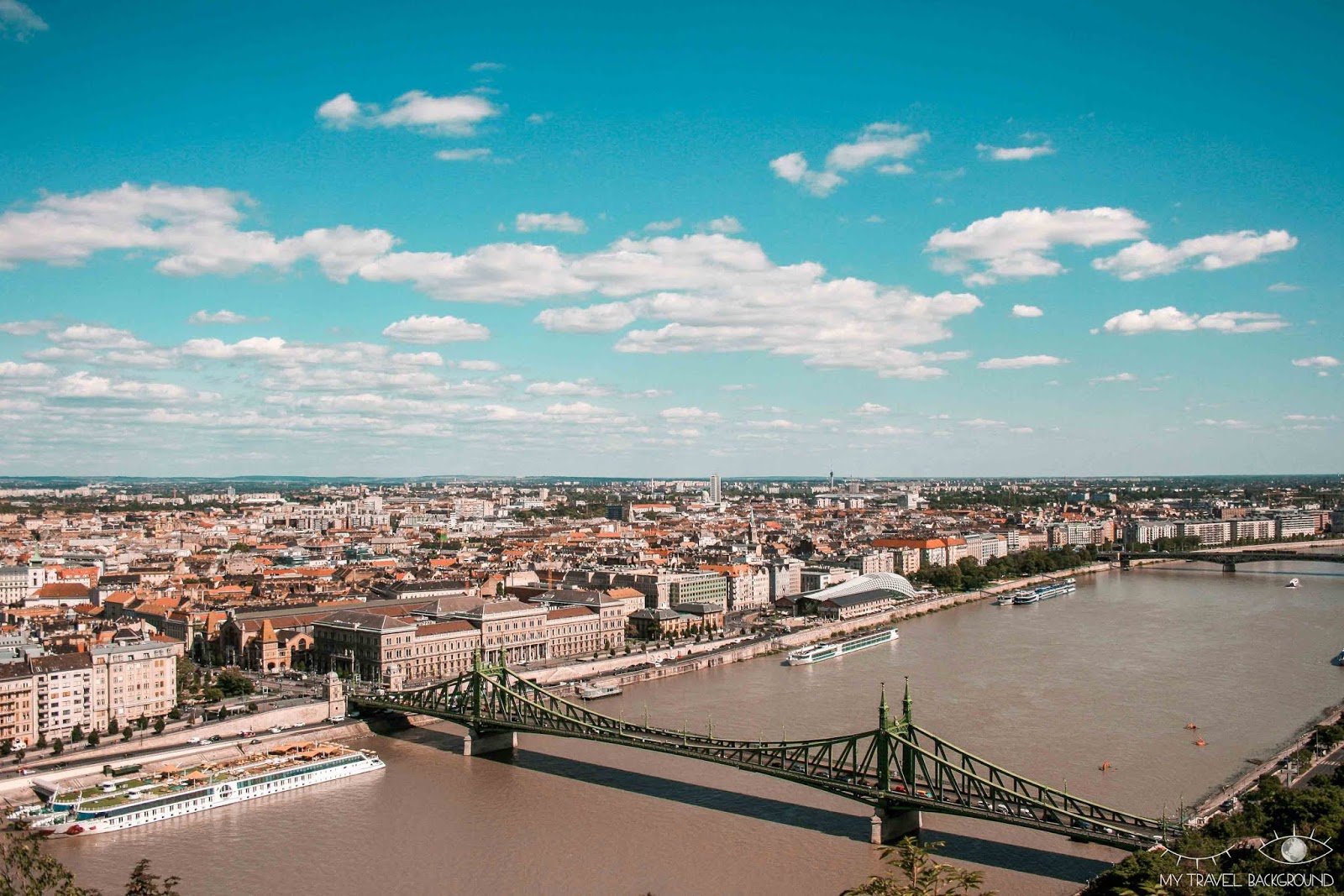 My Travel Background : 1 week-end à Budapest en Hongrie - Le Pont de la Liberté et le Danube