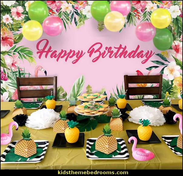 Pineapple Favor Boxes Tropical Flamingo Party Backdrop Flowers Jungle Birthday Decorations Tropical party decorations - tropical party ideas - ALOHA Hawaii Luau Party Decorations - Luau Hawaiian Grass Table Skirt raffia Decorations - Hula Hibiscus Tropical Birthday Summer Pool Party Supplies - tiki party pineapple party decorations - beach party - Birthday party photo backdrop - tropical themed cake decorations - beach tiki themed table decorations - party props - summer party Pineapple Favor Boxes Tropical Flamingo Party Backdrop Flowers Jungle Birthday Decorations