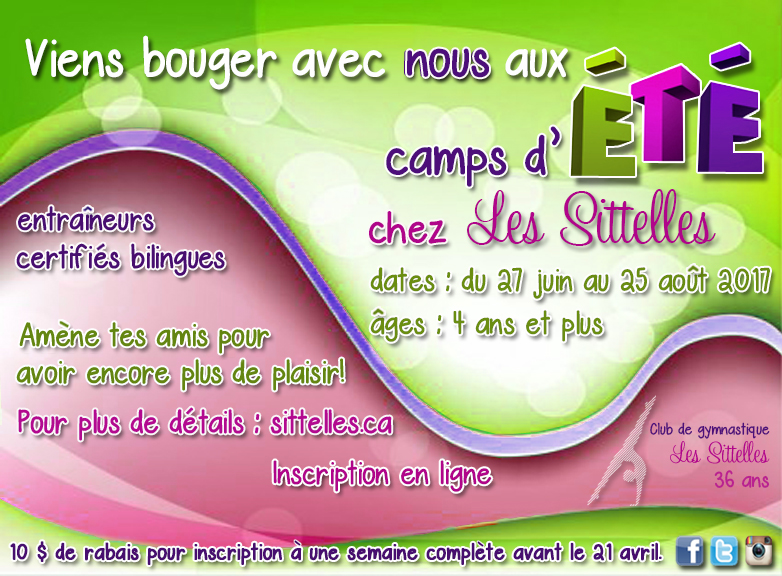Blogue de la direction AEC: Club de gymnastique Les Sittelles, seul club  francophone de la région de l'Est d'Ottawa.