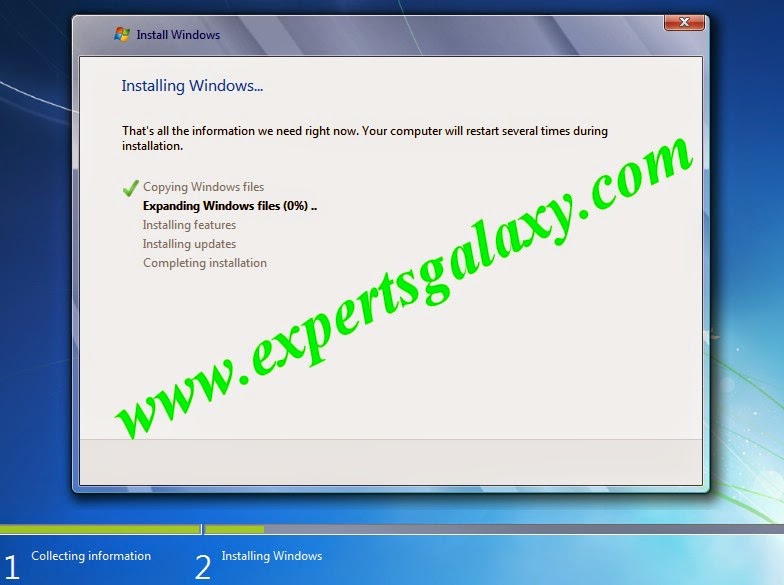 Windows 7 Expanding Files Screen