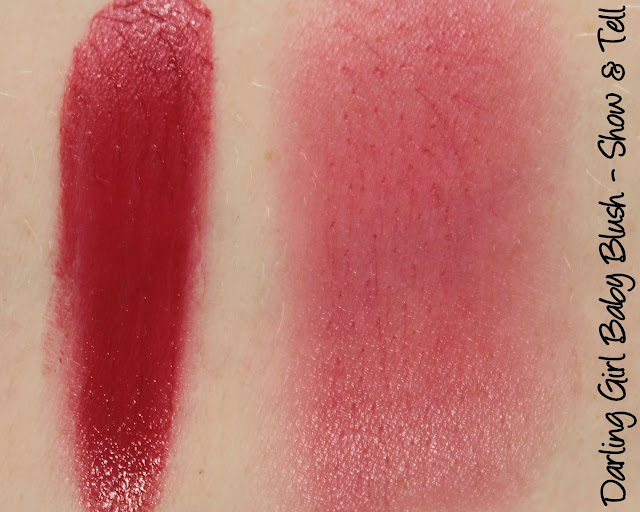 Darling Girl Show & Tell Baby Blush Swatches & Review