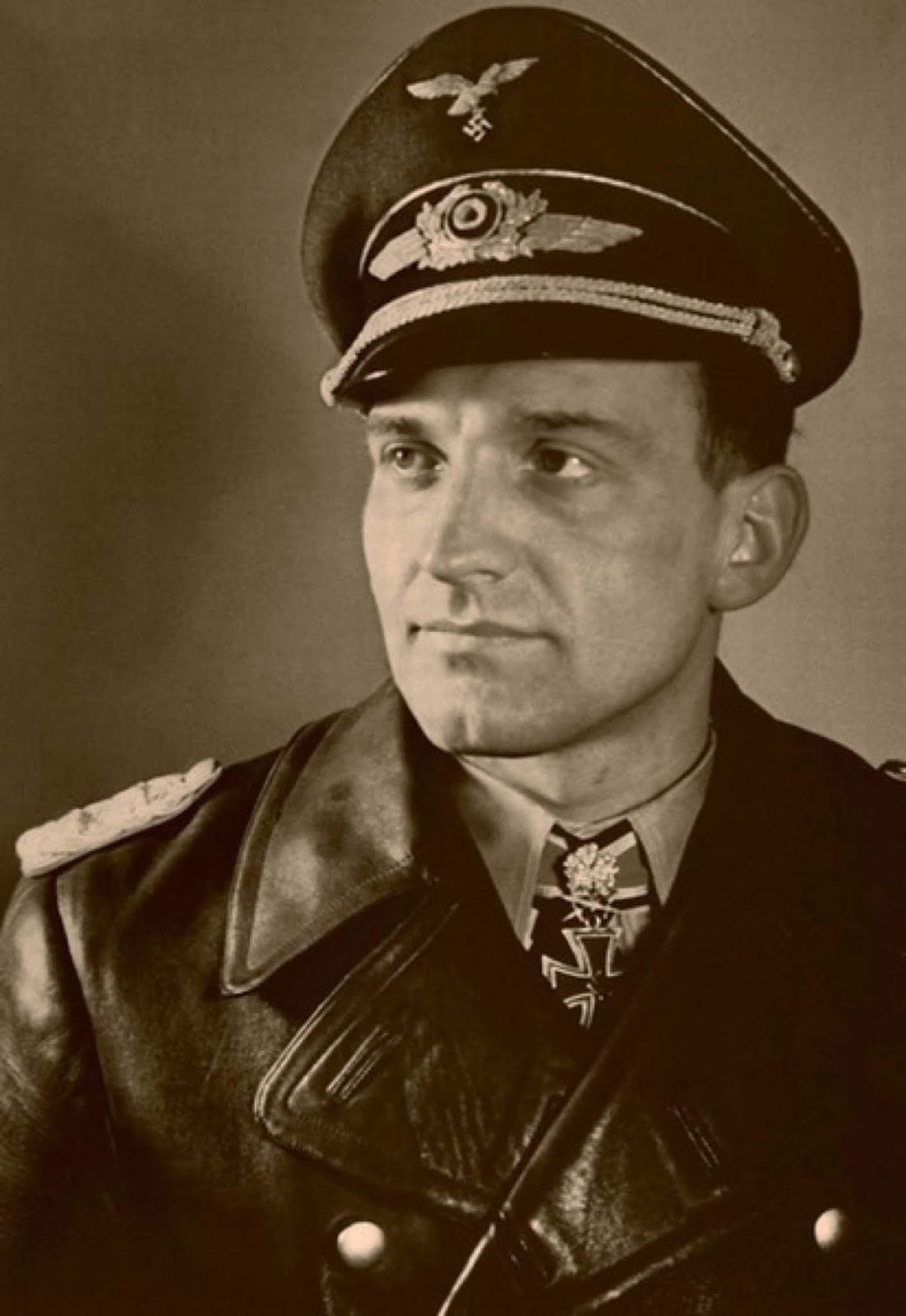 Hans Ulrich Rudel. Luftwaffe legend. And, male model wannabe.