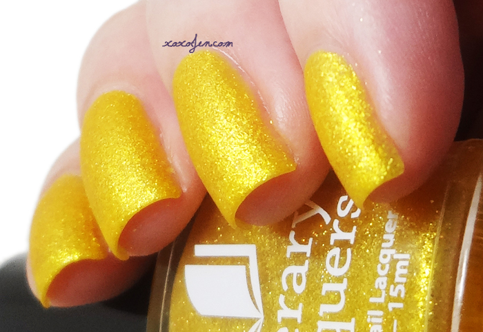 xoxoJen's swatch of Literary Lacquers Curious Yellow
