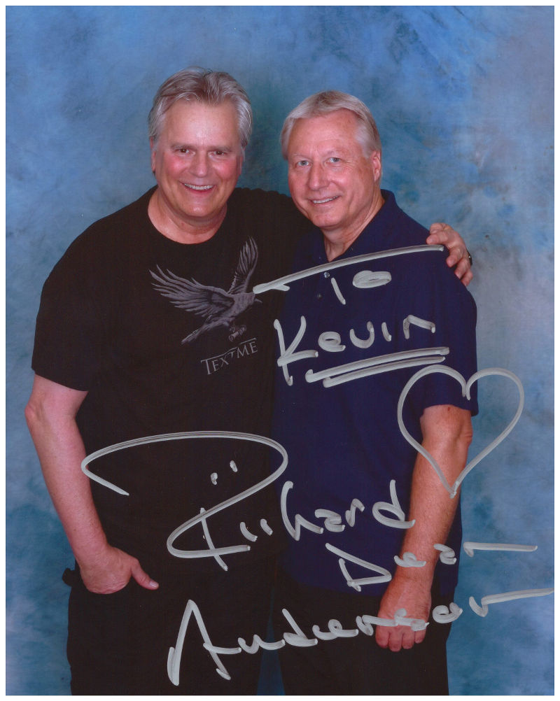 Image of Richard Dean Anderson and me at Shore Leave 2014, August 2, 2014