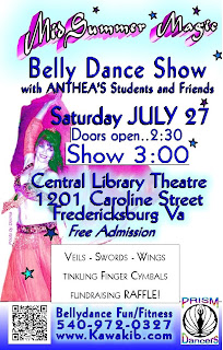 bellydance show flyer